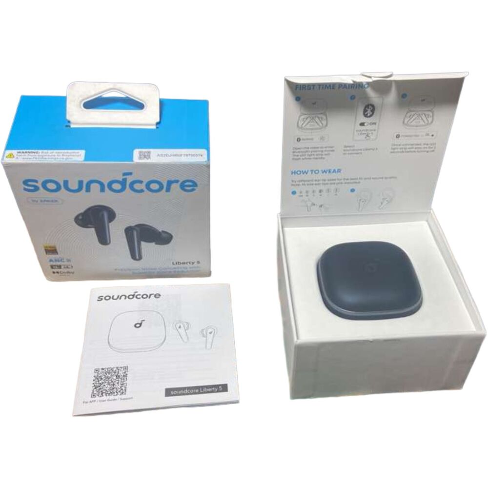 Soundcore Liberty 5 Anker ANC Earbuds Dolby 6‑Mic AI Clear Calls Black - OpenBox - Picture 7 of 9